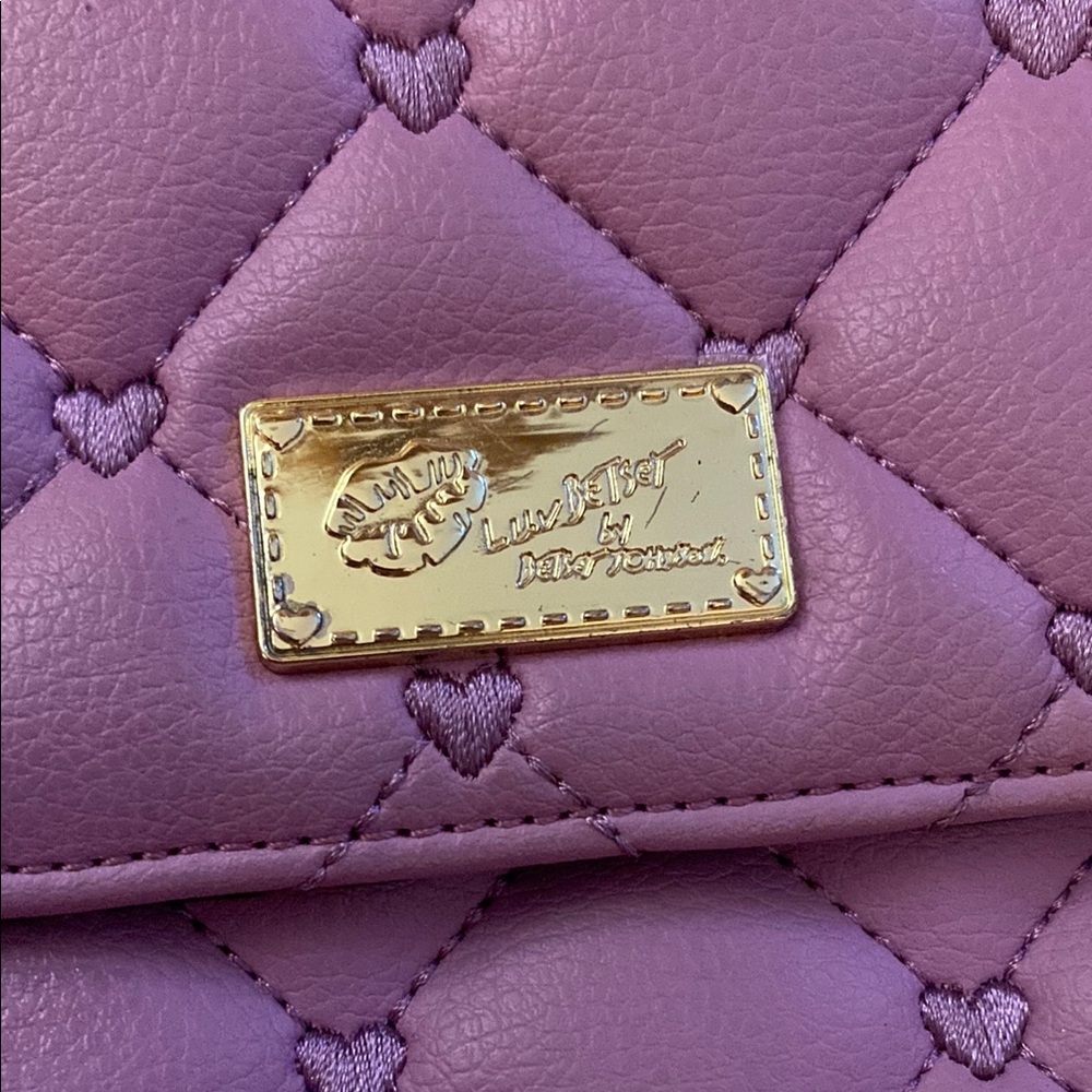 Pink Quilted Crossbody Bag - Picture 2 of 7